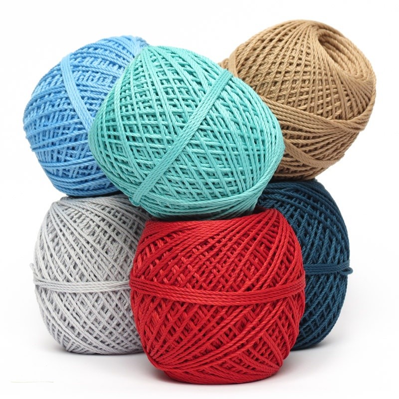 [1 Roll ] Benang Rajut Katun Polos / Milk Cotton Yarn / Benang Untuk Merajut Warna Warni / Benang Ra