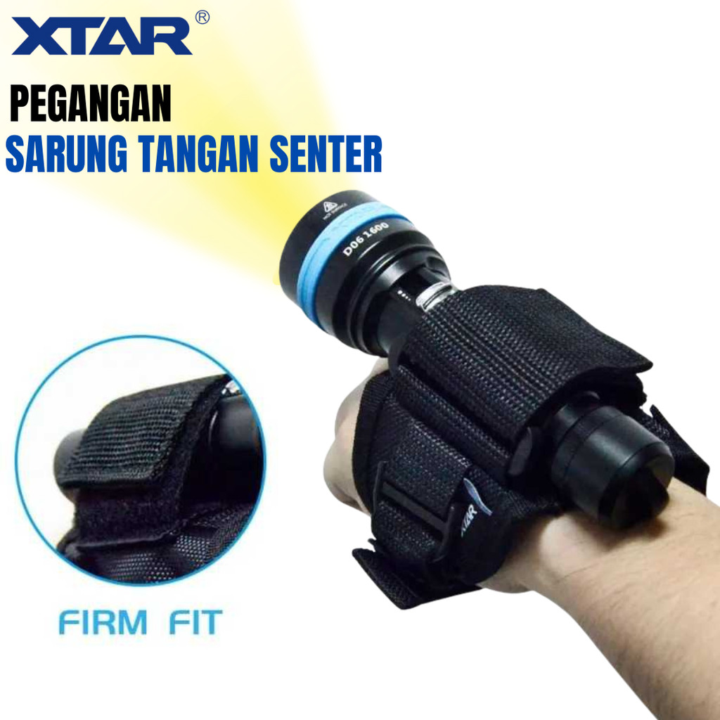 XTAR Pegangan Senter Selam Wrist Strap Diving Flashlight Adjustable