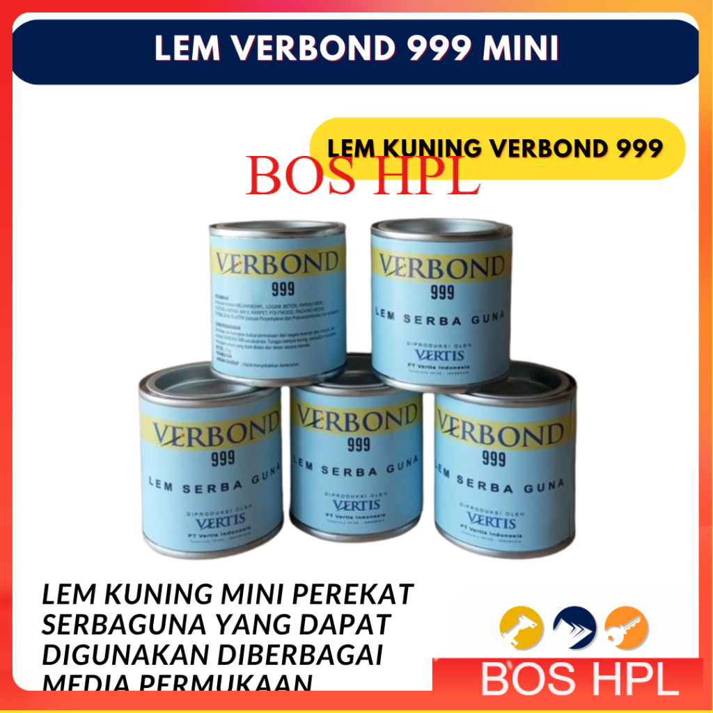 Lem Kuning Serbaguna Verbond 999 Mini 70 gr