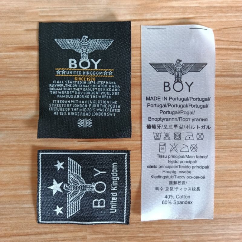 

kaos Officialtag label boy London Portugal