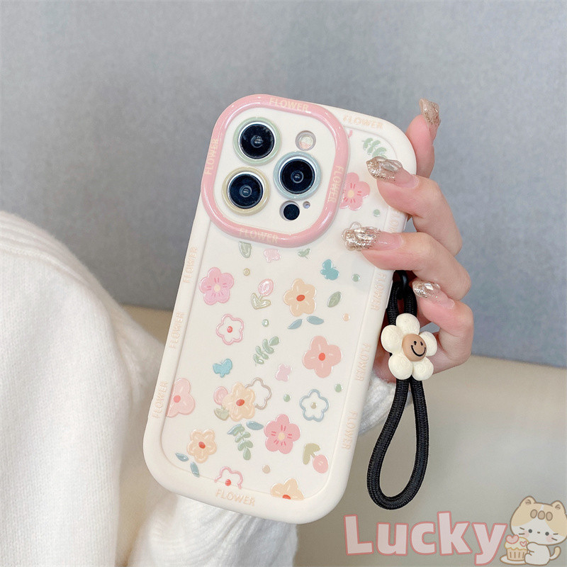 case OPPO Bunga-bunga yang indah Casing ponsel cocok untuk OPPO A15 A16 A17 A53 A54 A55 A57 A58 Case