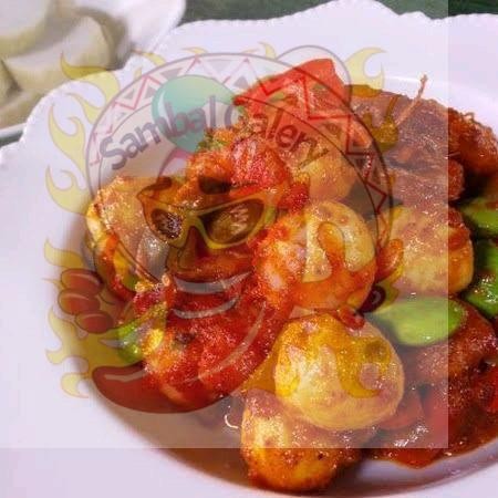 

Sambal Telur Puyuh Pedas Level sambal