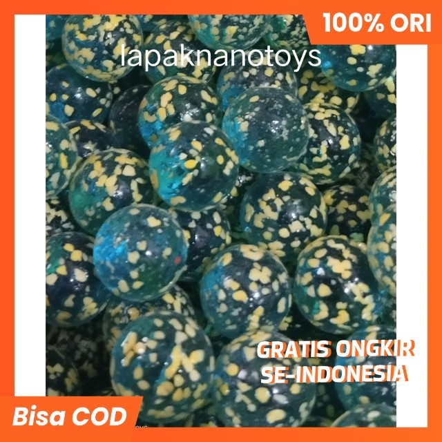 100 Pcs Gundu Kelereng Boncel Wijen Kuning