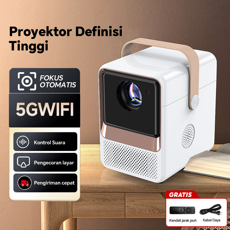 S2 mini Proyektor Android TV Electric Focus 4K Resolution 720P Smart Projector 6000 Lumen Android 11