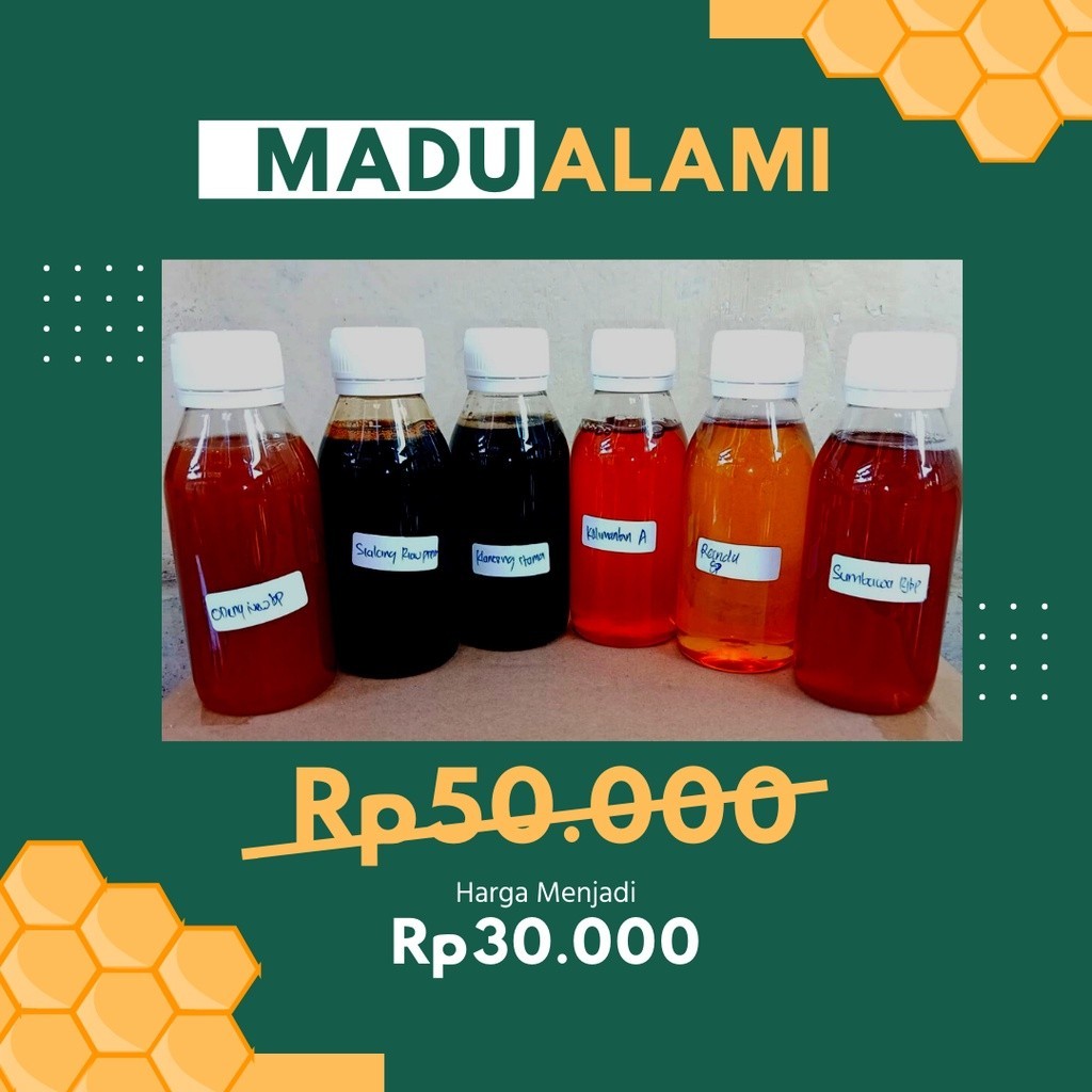

Madu Randu Super Premium Murni 170 Gram
