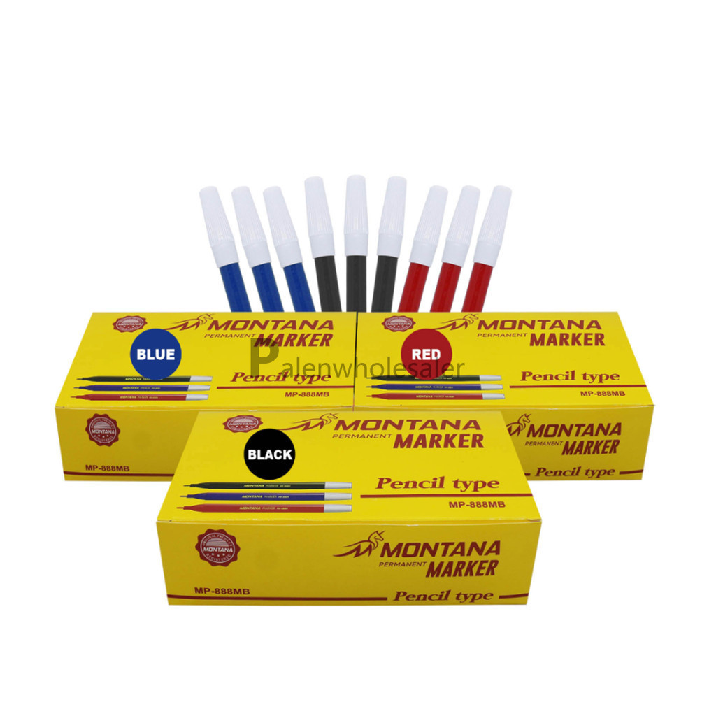 

[Palenwhlslr] Spidol Montana Marker Kecil Box MP-888 MB