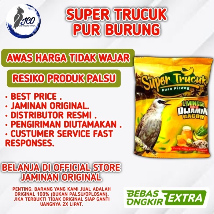 PUR SUPER TRUCUK PAKAN PUR BURUNG PUR BURUNG TRUCUK KUTILANG