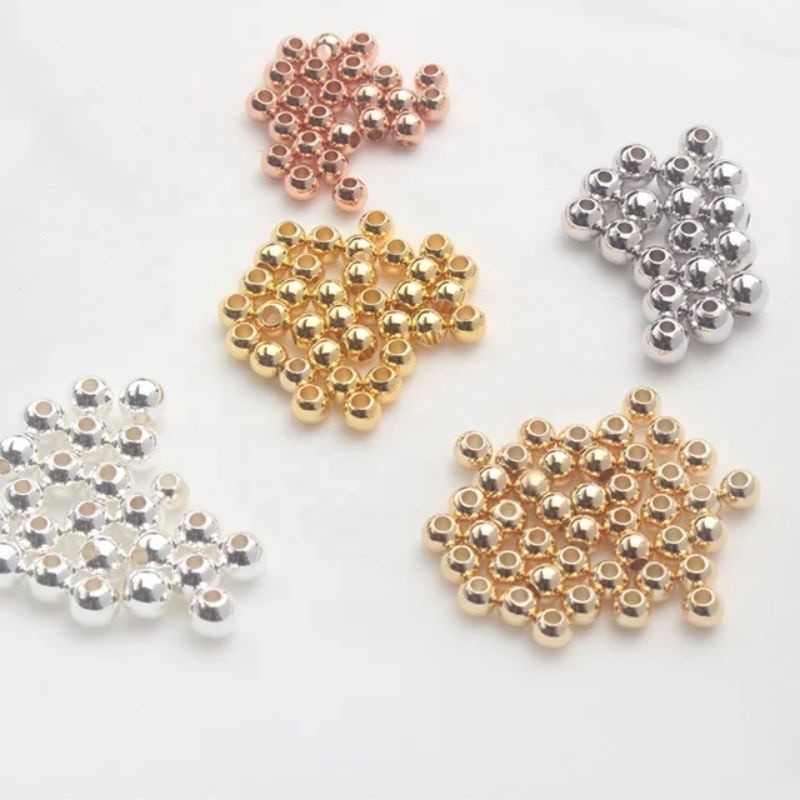 Bola Jepang SILVER / GOLD / NIKEL PELOR MANIK MANIK PAYET BORCI PAREL CHARM