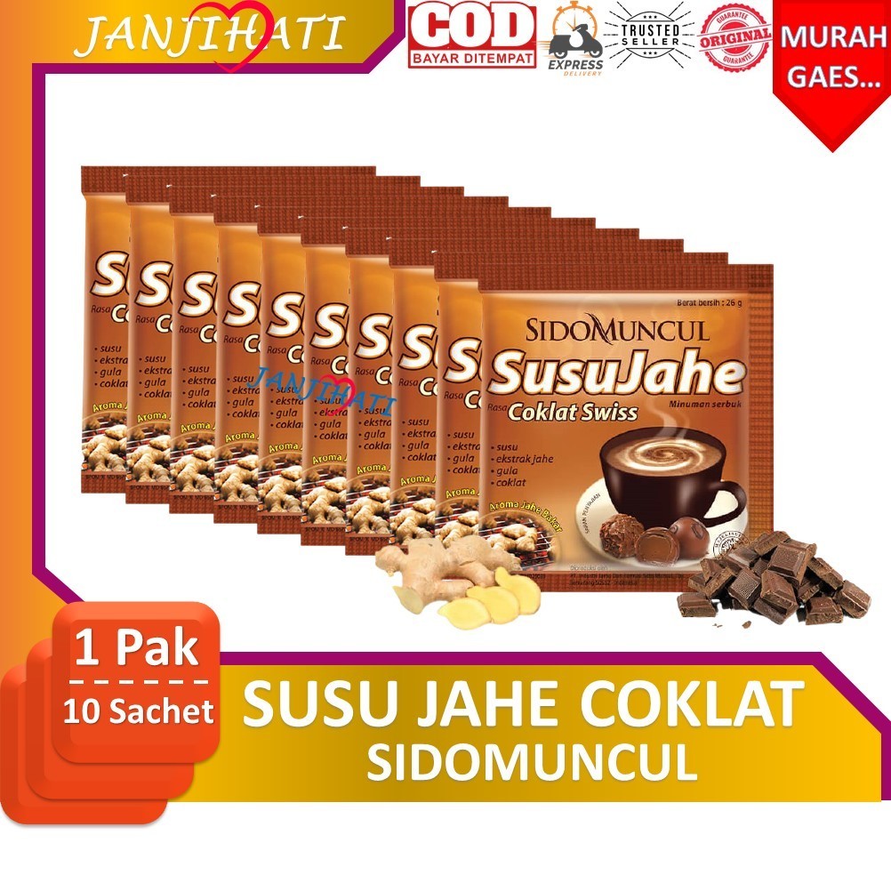 

Susu Jahe Coklat Swiss Sidomuncul 10 Sachet