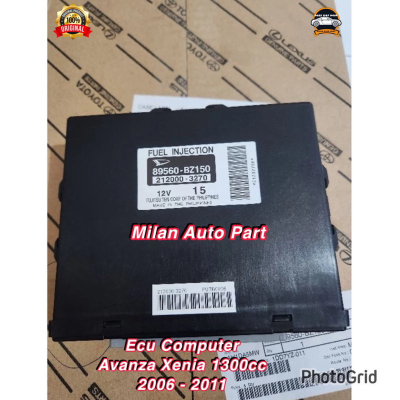 Ecu Computer Engine Control Avanza Xenia 2006 2007 2008 2009 2010 2011 1300cc 1.3 89560-BZ150 ASLI O