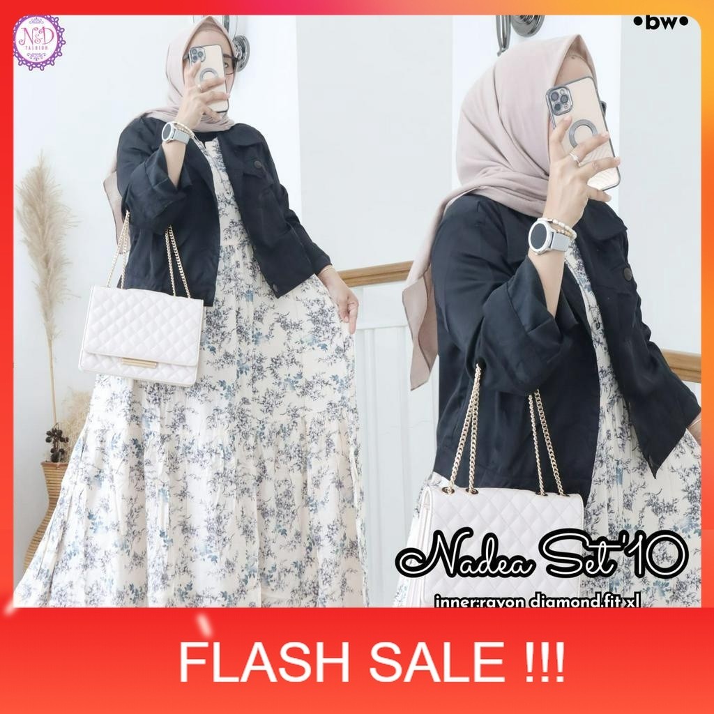 PROMO REANA SET / NADEA SET / KIA / FLOVA #2 BY N&B / SETELAN INER MAXY MIX OUTER SUDE IMPORT TERBAR