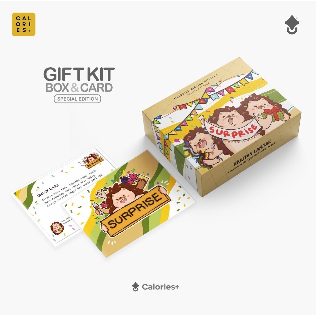 

Calories's Giftbox & Custom Greetingcard Kotak Kado dan kartu ucapan lucu By ᴄᴀʟᴏʀɪᴇs ᴅɪɢɪᴛᴀʟ sᴛᴜᴅɪᴏ ® #gfbx