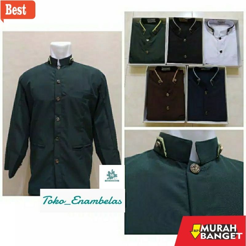 Baju timur tengah pria- Baju Koko Jasko , Baju takwa , baju koko dewasa , baju koko pria dewasa