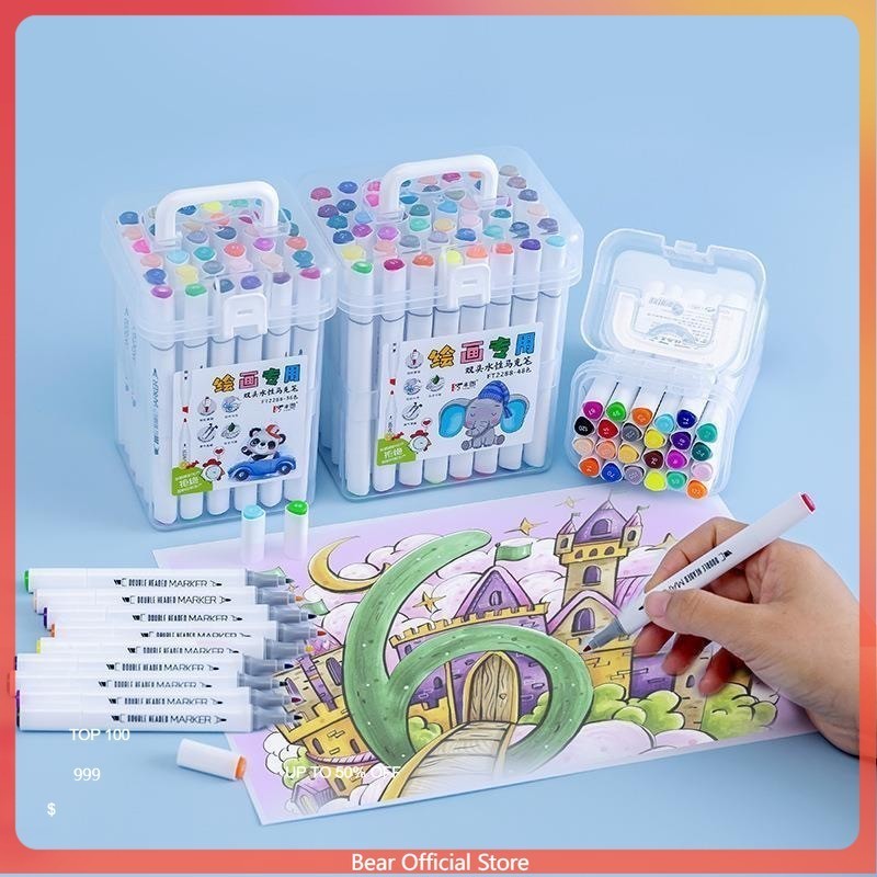 

BARU 12/24/36 WARNA SKETSA SPIDOL UNIVERSAL/SET SPIDOL UNIVERSAL BERKEPALA DUA/PENANDA ANIME KUAS