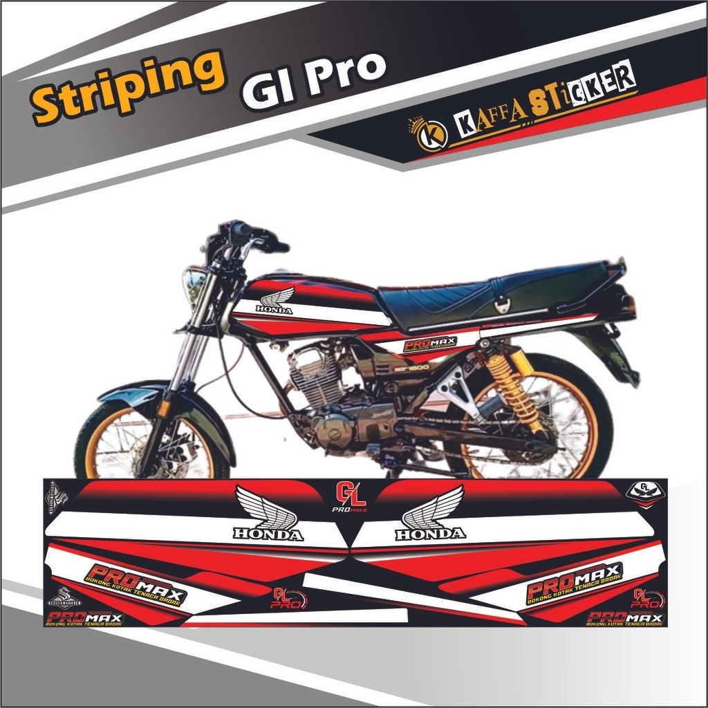 Sticker Striping Variasi GL Pro - Striping GL Pro VARIASI