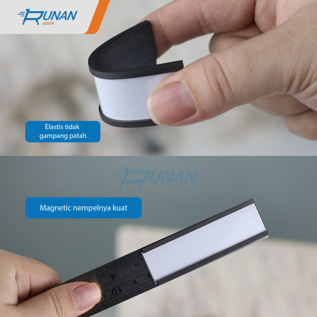 

Promo Label Name Tag Magnetic - Label Magnet Gudang - Penamaan Magnet Toko - Product Organizer Label