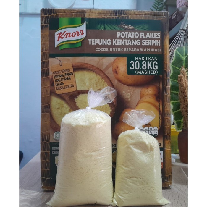 

KNORR POTATO FLAKES / TEPUNG KENTANG REPACK 250GR - 500GR - 1KG - 250gr