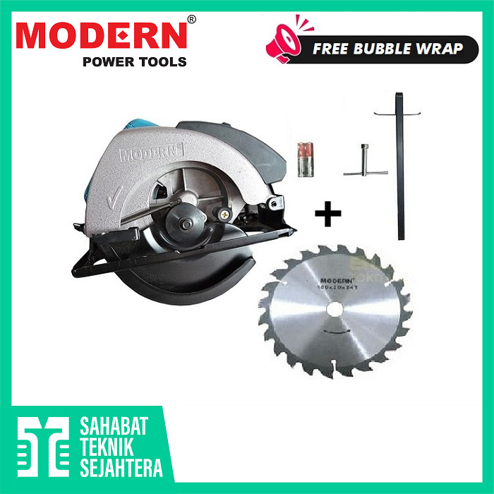 MODERN M-2600L Mesin Circular Saw 7 Inch Gergaji Listrik Circle Potong Kayu M-2600 L M2600 L M2600L