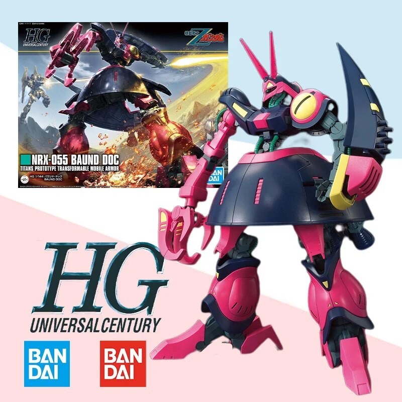 Bandai Original box HG 1/144 NRX-055 BAUND DOC mobile suit full Action Anime plastic Robot model kit