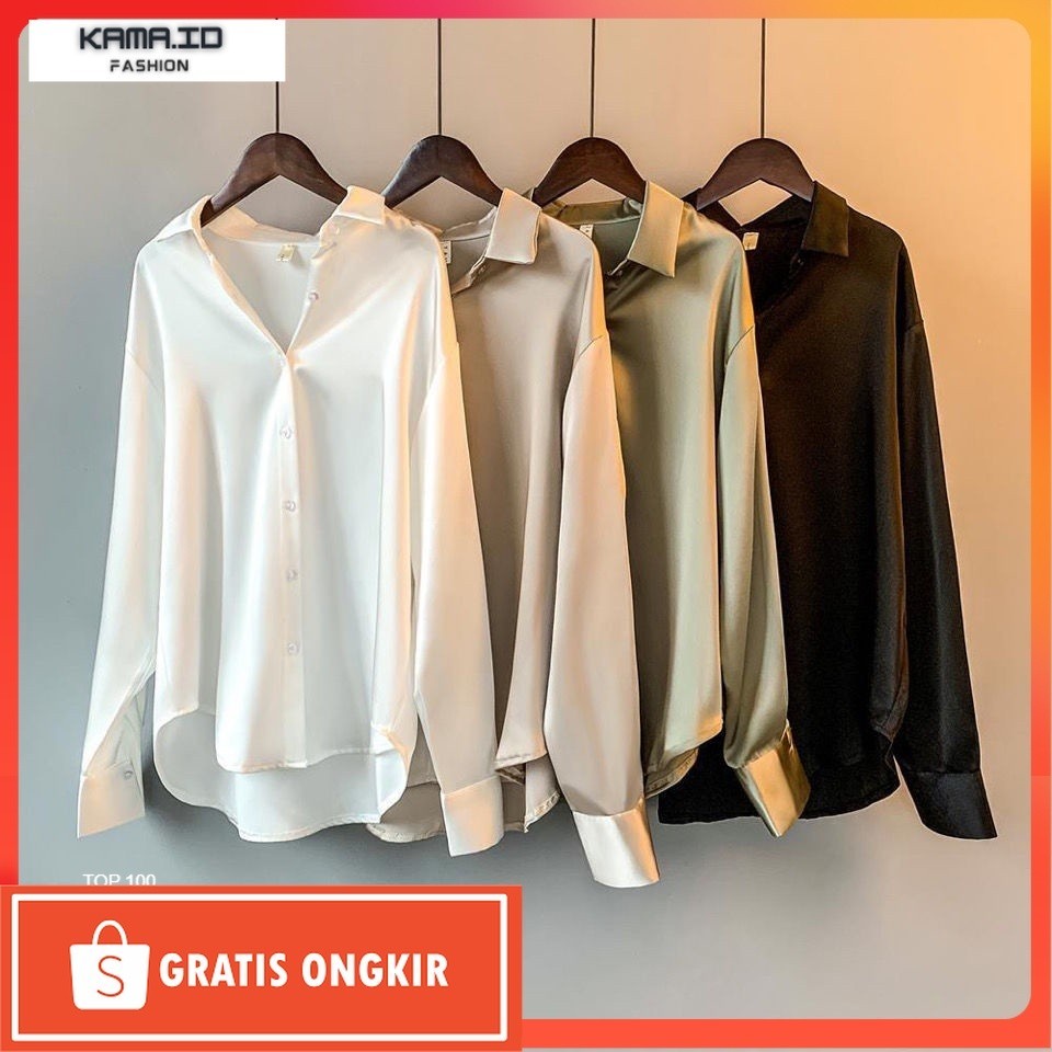 Kekinian / Susana ID Kemeja Satin T004