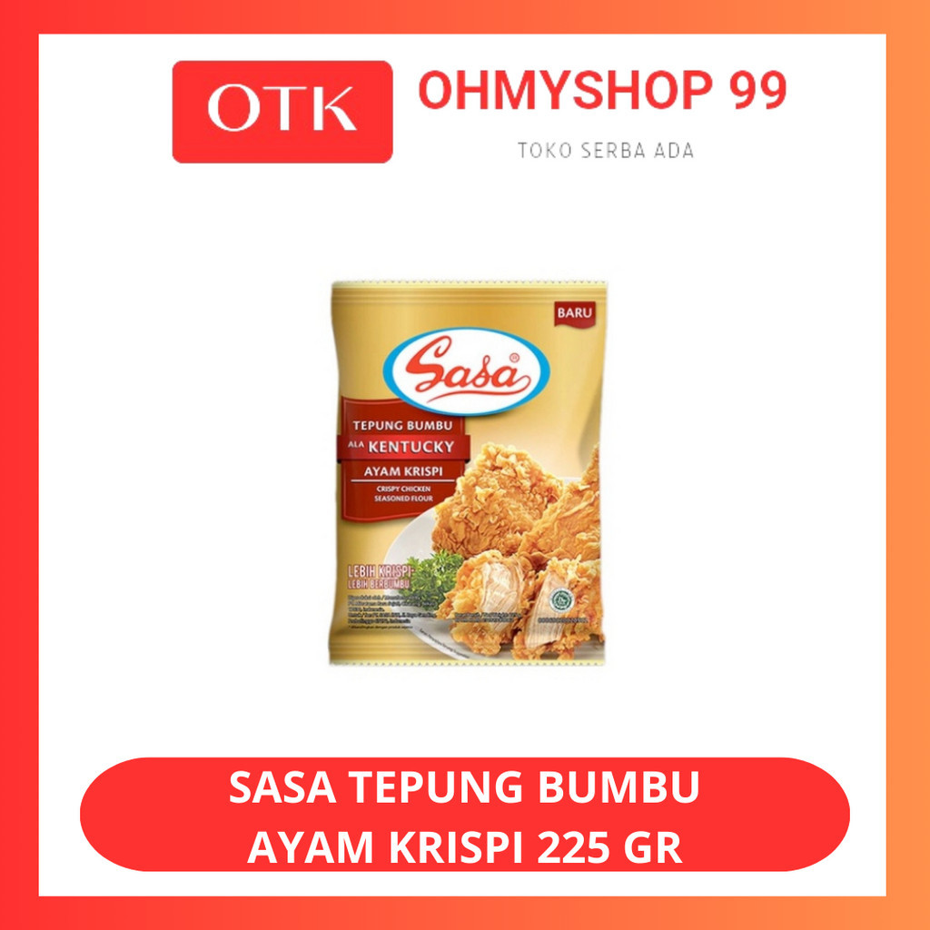 

Sasa Tepung Bumbu Ayam Krispi 225gr