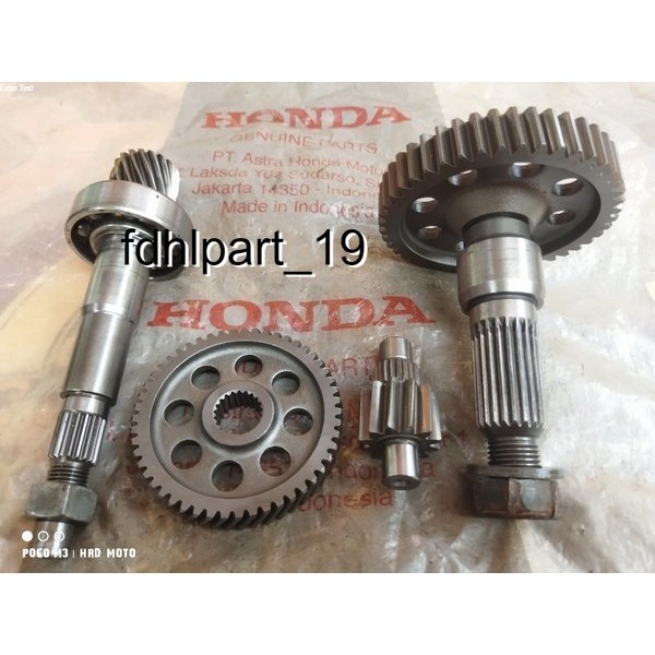 gigi rasio beat lama karbu gigi gardan scoopy karbu original