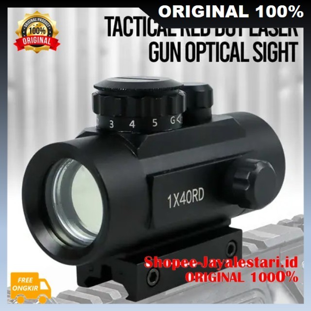 Bushnell Red Dot Teleskop Bushnell Lensa Target Red Dot Kaca Jernih Tahan Getar 100% ASLI ORIGINAL