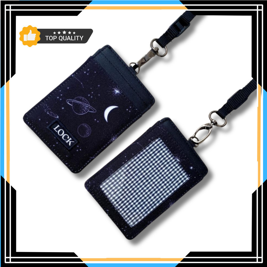 

Lanyard ID Card Holder Name Tag Kantor Lucu Aesthetic Custom 1GS47