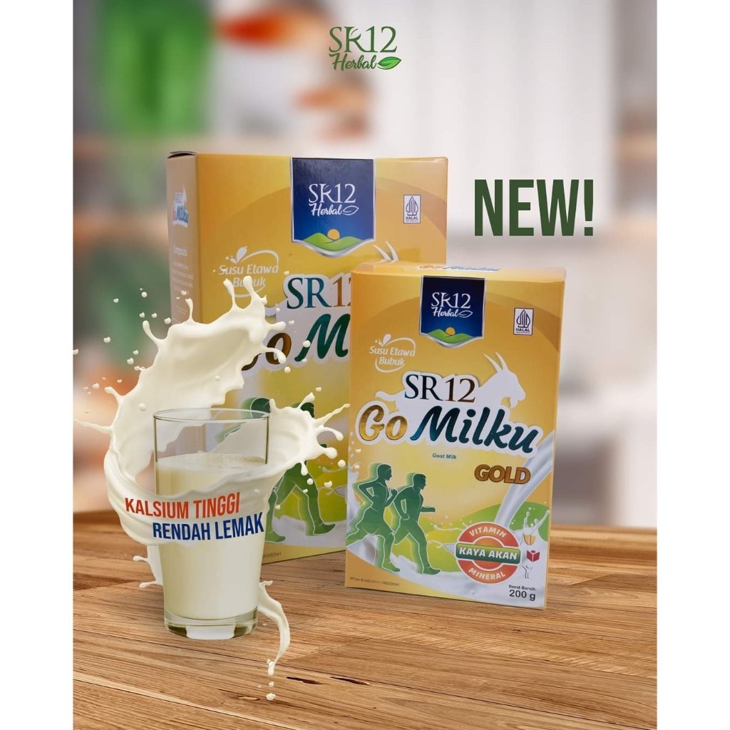 

Gomilku Gold SR12 Original Susu Kambing Etawa Asli Rendah Lemak Tinggi Kalsium Bebas Gula