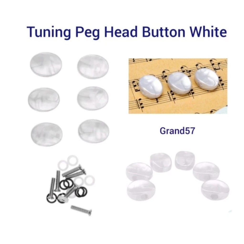 Tuning Peg Gitar Head Button Kepala Dryer Tuning Pegs Knob Machine