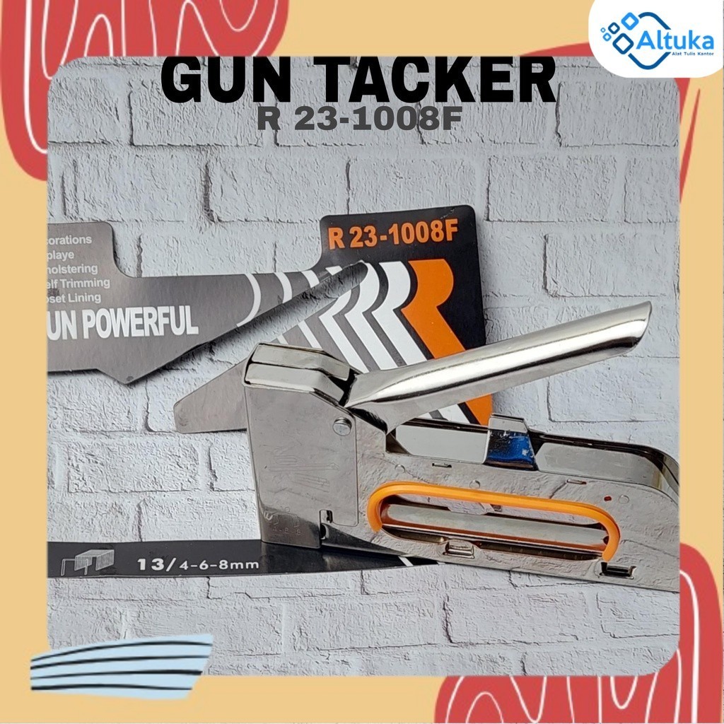 

Staples Tembak / Stapler Tembak Gun Tacker R 23-1008F