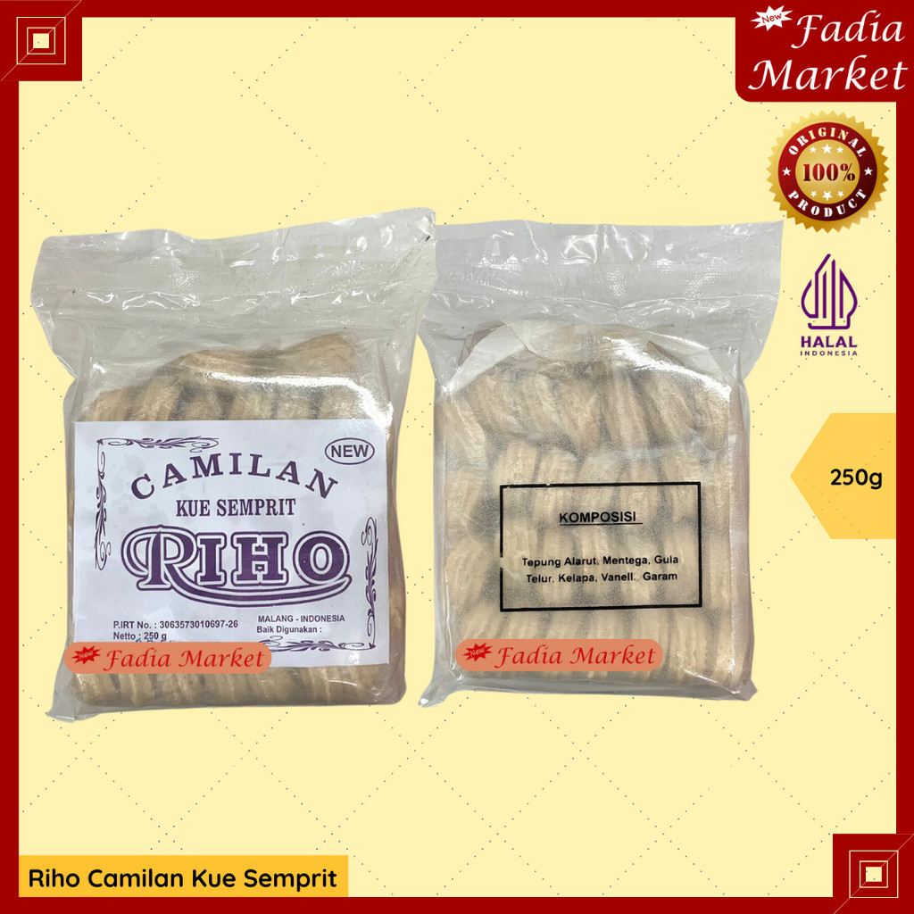 

Riho Semprit Camilan Kue Biscuit Malang 250g