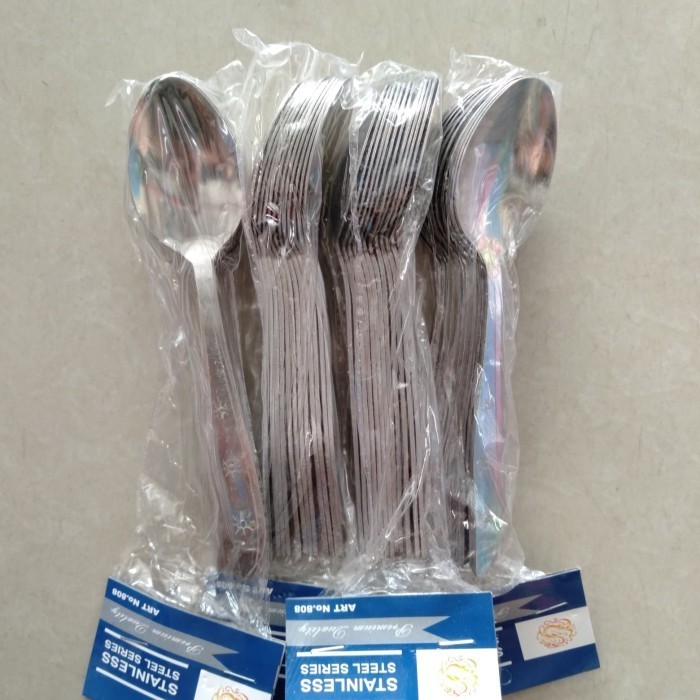 (1 Lusin )Sendok Makan Stainless Tebal