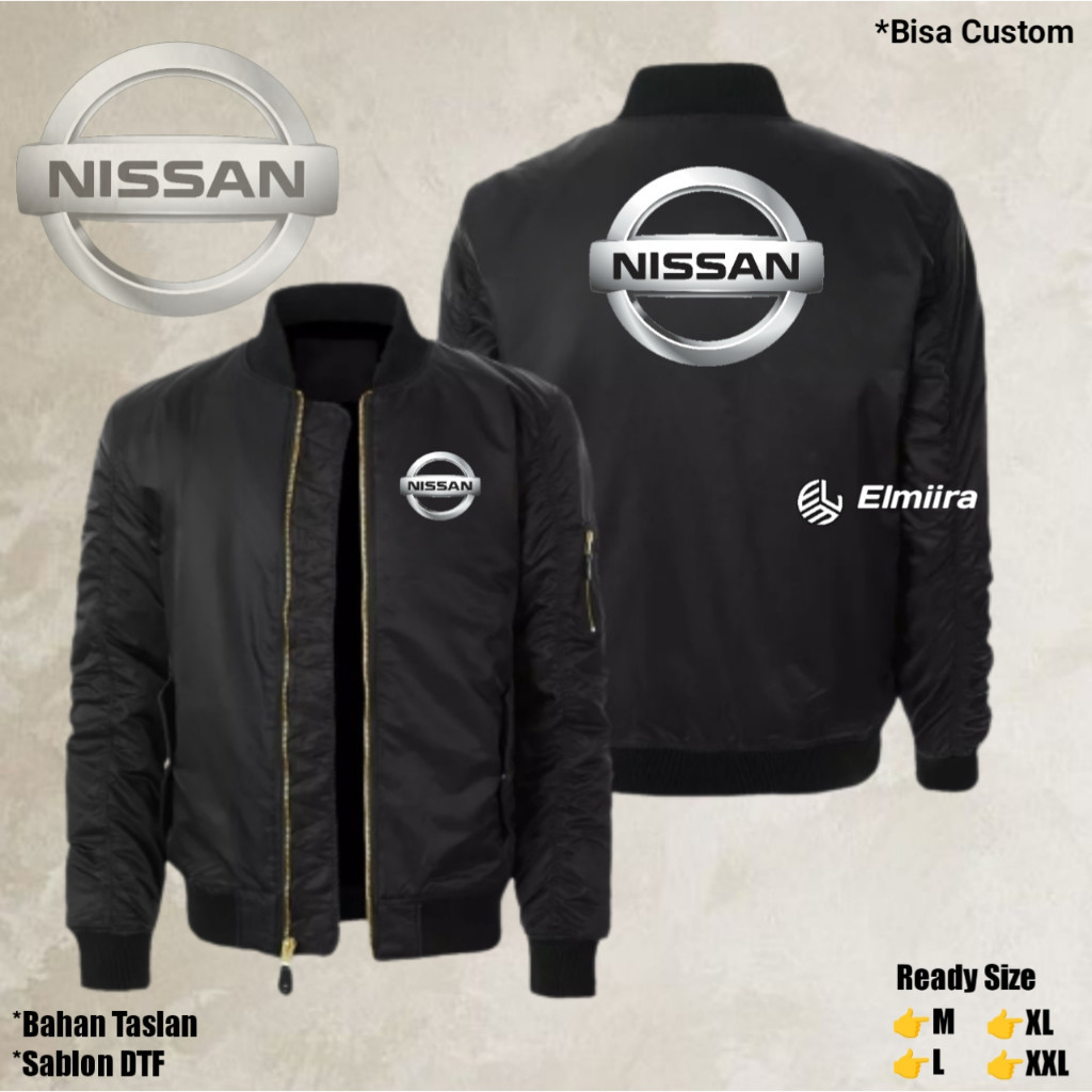 Jaket Nissan Bomber Jaket Custom Bomber