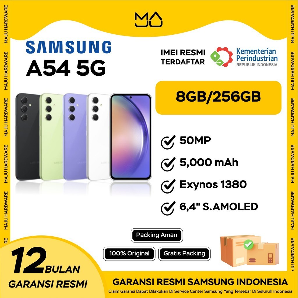 Samsung Galaxy A54 5G 8GB/256GB - Garansi Resmi