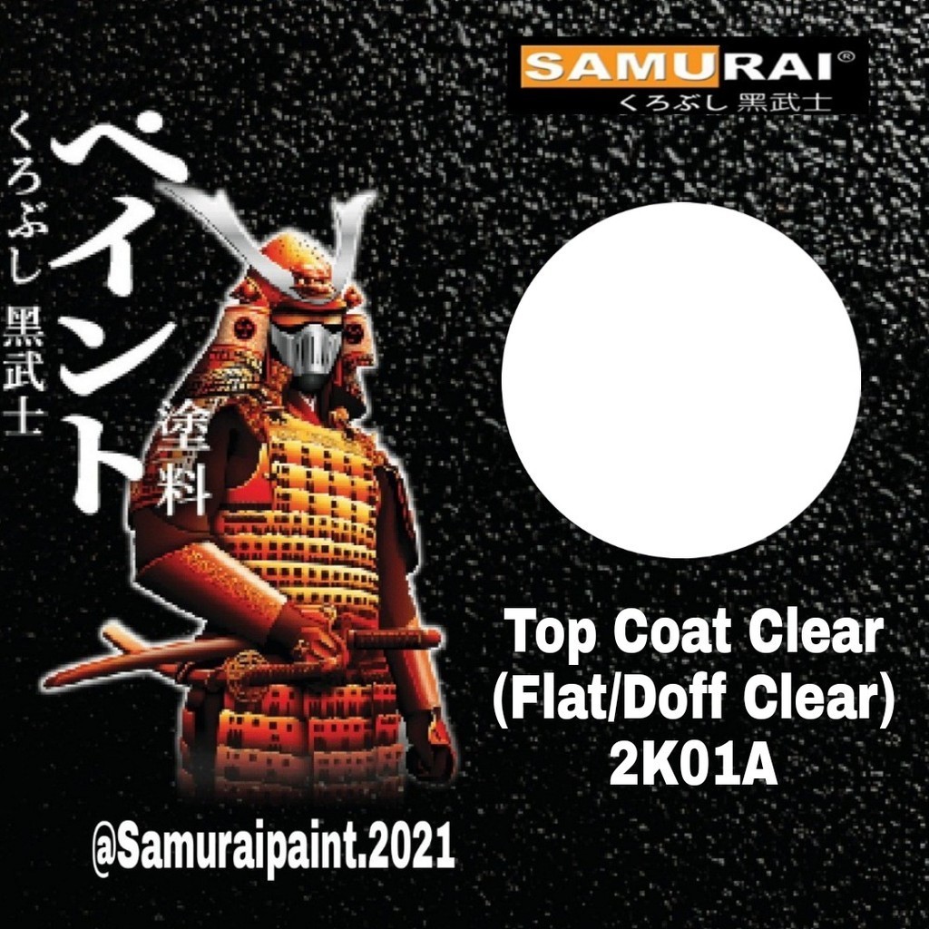 

Samurai Paint Clear doff 2K01A / Clear doff / Clear dop / Flat clear / Clear Samurai / clear nmax / clear pcx / pernis samurai