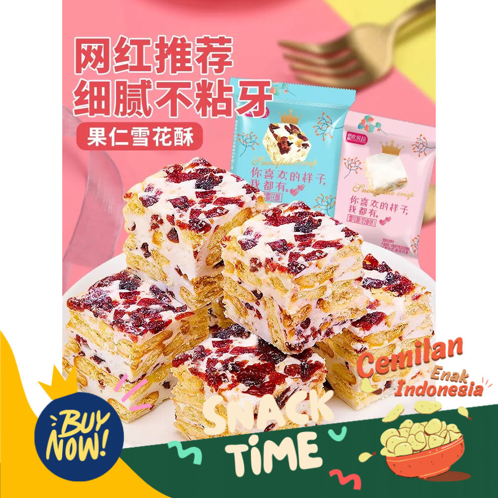 

Special Diskon [HALAL SNACK PREMIUM] Biskuit Salju Populer dari Bibizan ras berry snack diet