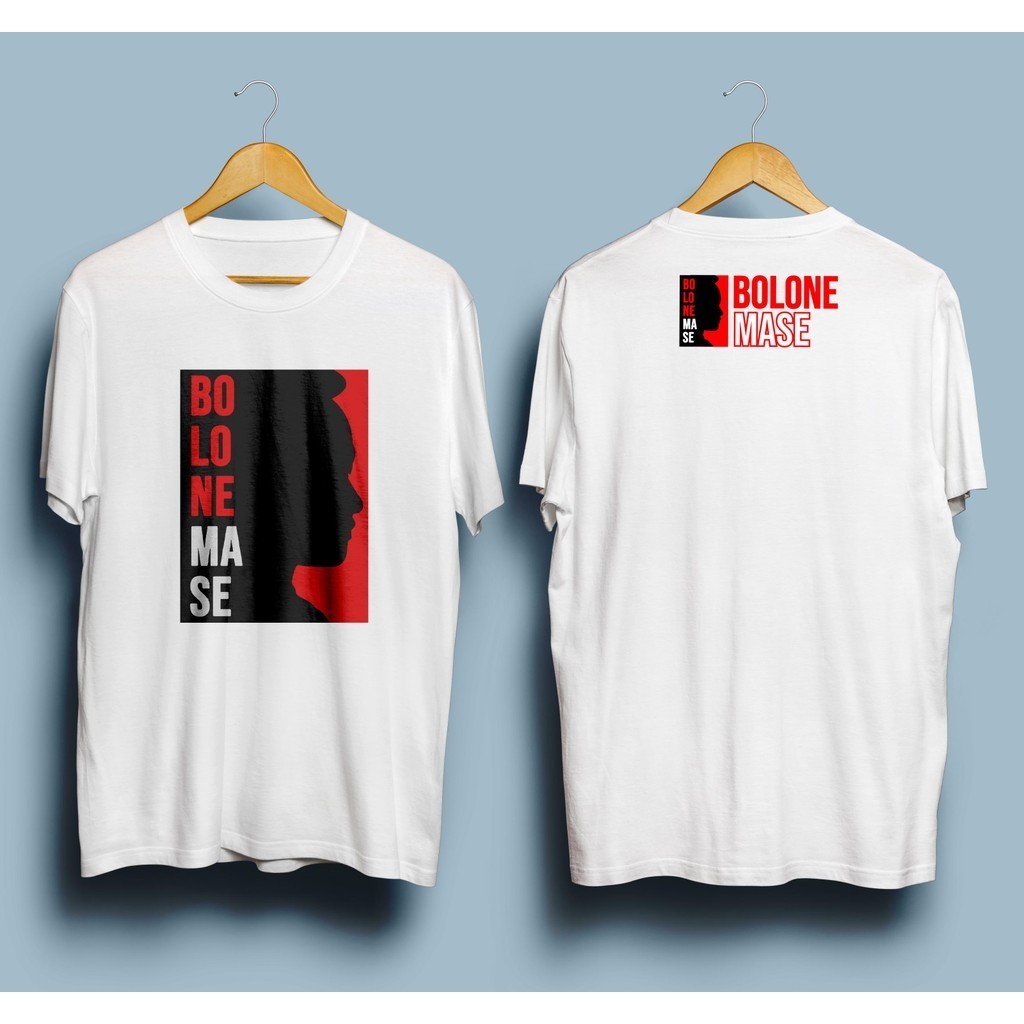 (COD) T-SHIRT KAOS BOLONE MASE/KAOS SAMSUL LENGAN PENDEK OVERSIZE JUMBO PRIA WANITA (S M L XL XXL XX