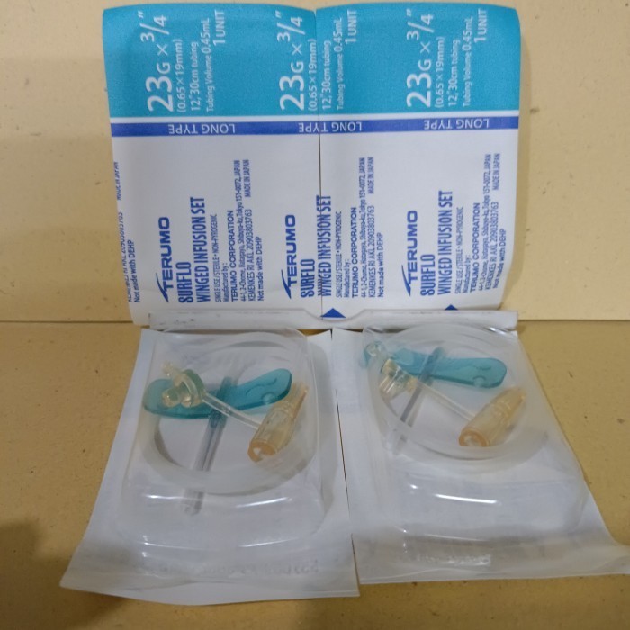 WING NEEDLE 23G. 25G / ECER - biru 23G