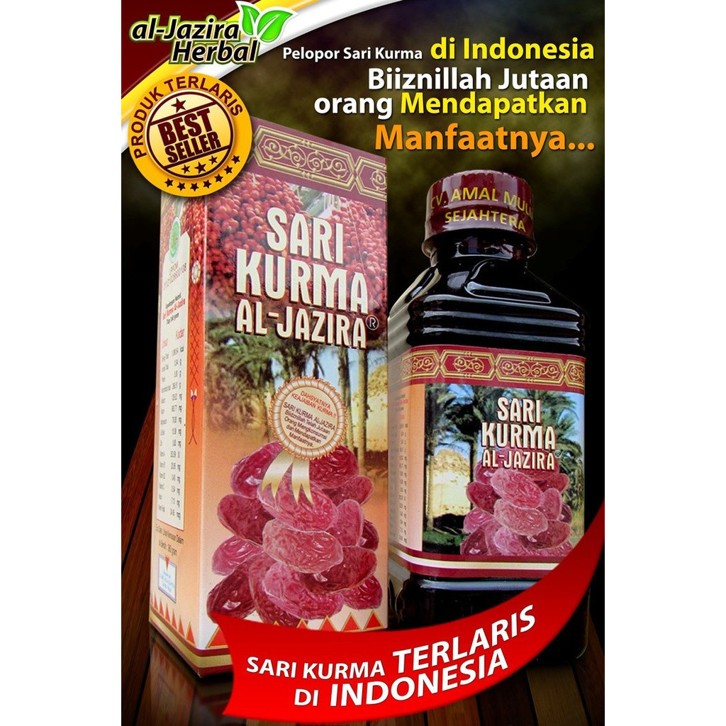 

sari kurma AL JAZIRAH/100% ORIJINAL HERBAL ALAMI