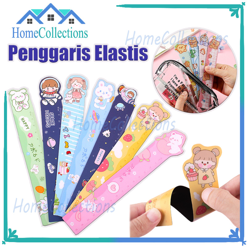 

Pengaris Lentur Flexible/Garisan Motif Animal Soft Ruler/Penggaris Lentur Magnet Lucu