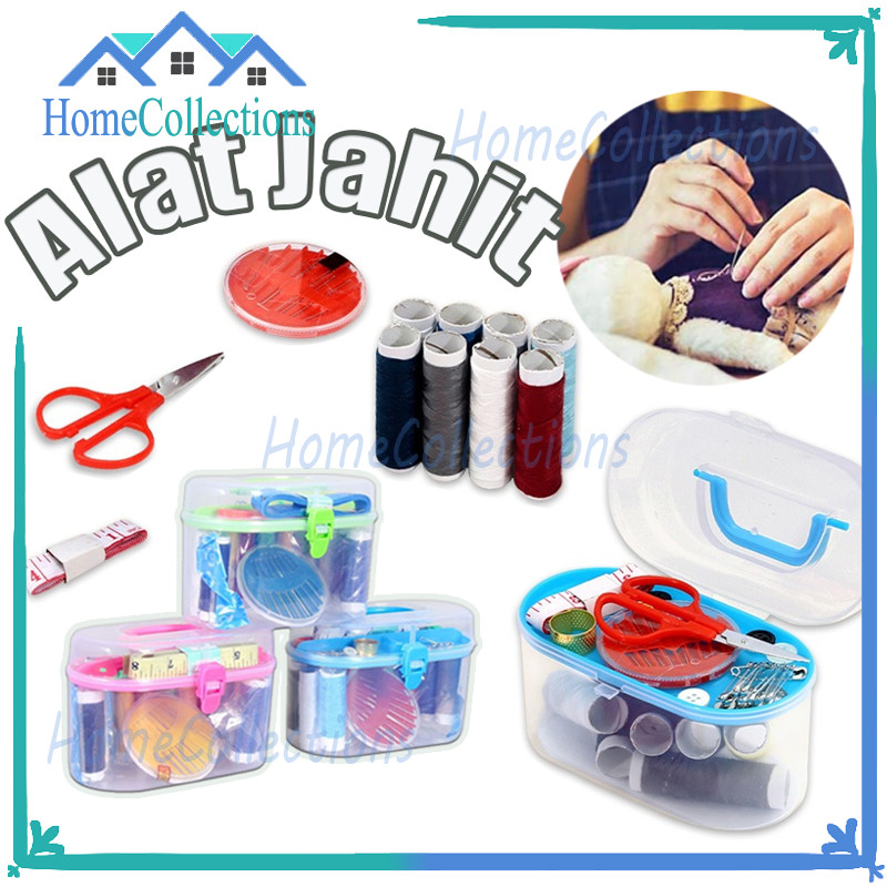 1 Set Kotak Peralatan Jahit/Alat Jahit Kotak Set Lengkap/Set Alat Jahit