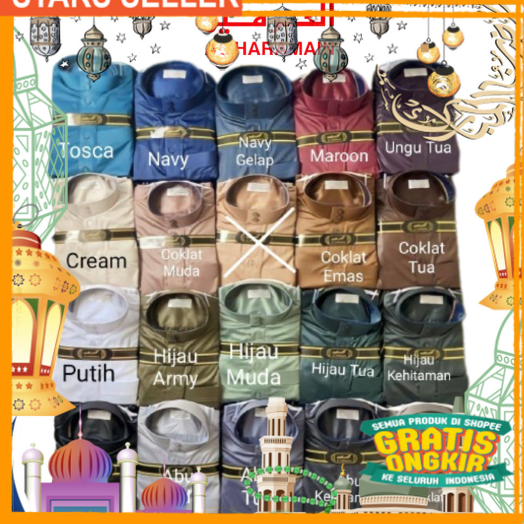 ( BISA COD ) GAMIS / JUBAH AL HARAMAIN ORIGINAL 100% POLYSTER IMPORT SAUDI ARAB VIET ORI UKURAN ANAK