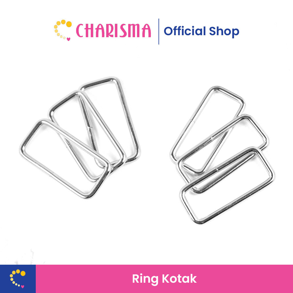Charisma Ring kotak Best Quality - Ring Kotak Besi / Pengait Besi Tas / Ring pengait / Ring Gantunga