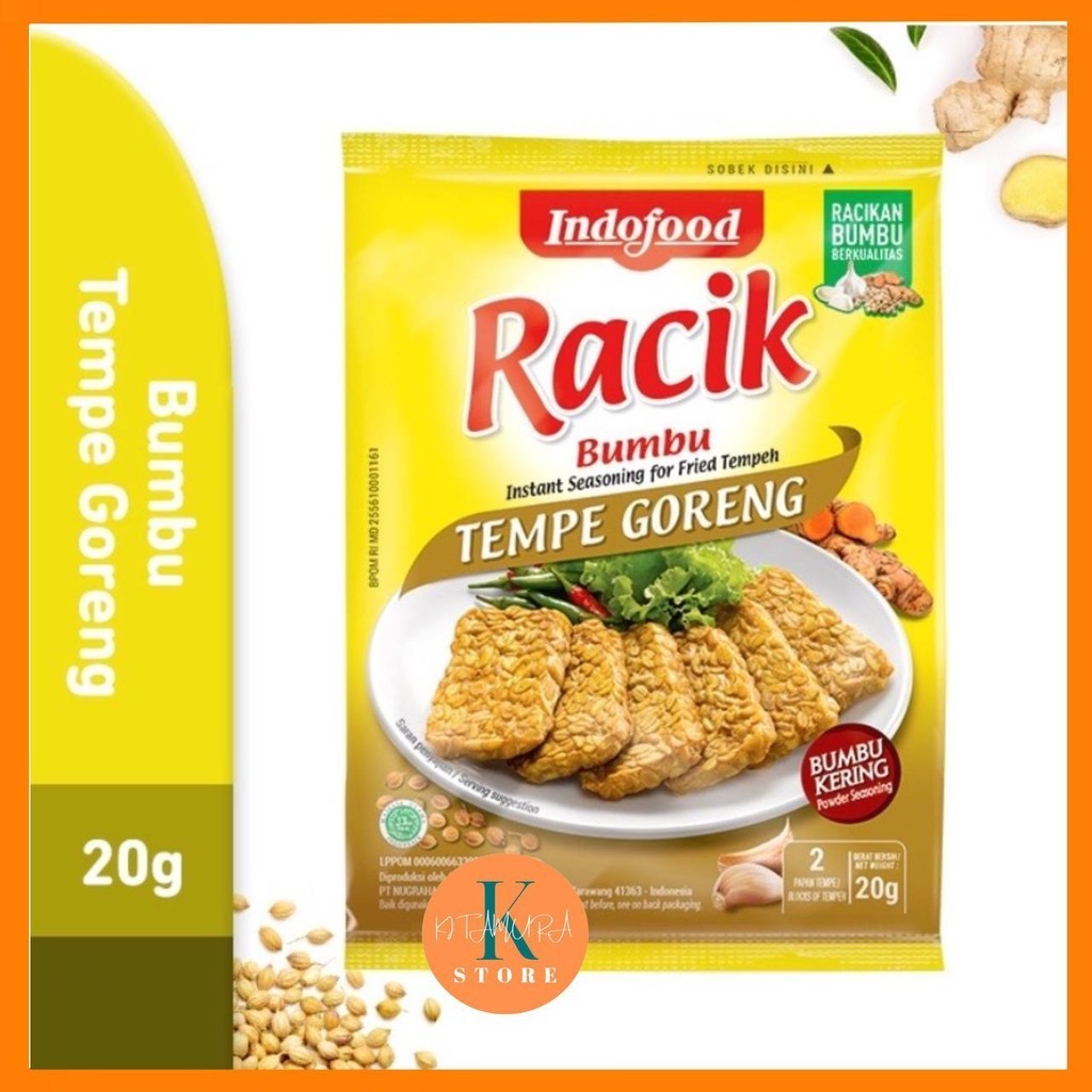 

BUMBU RACIK INSTAN INDOFOOD TEMPE GORENG