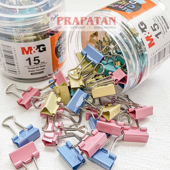 

M&G Pastel Binder Clip ABS927 | Penjepit Kertas - 15MM -YY41