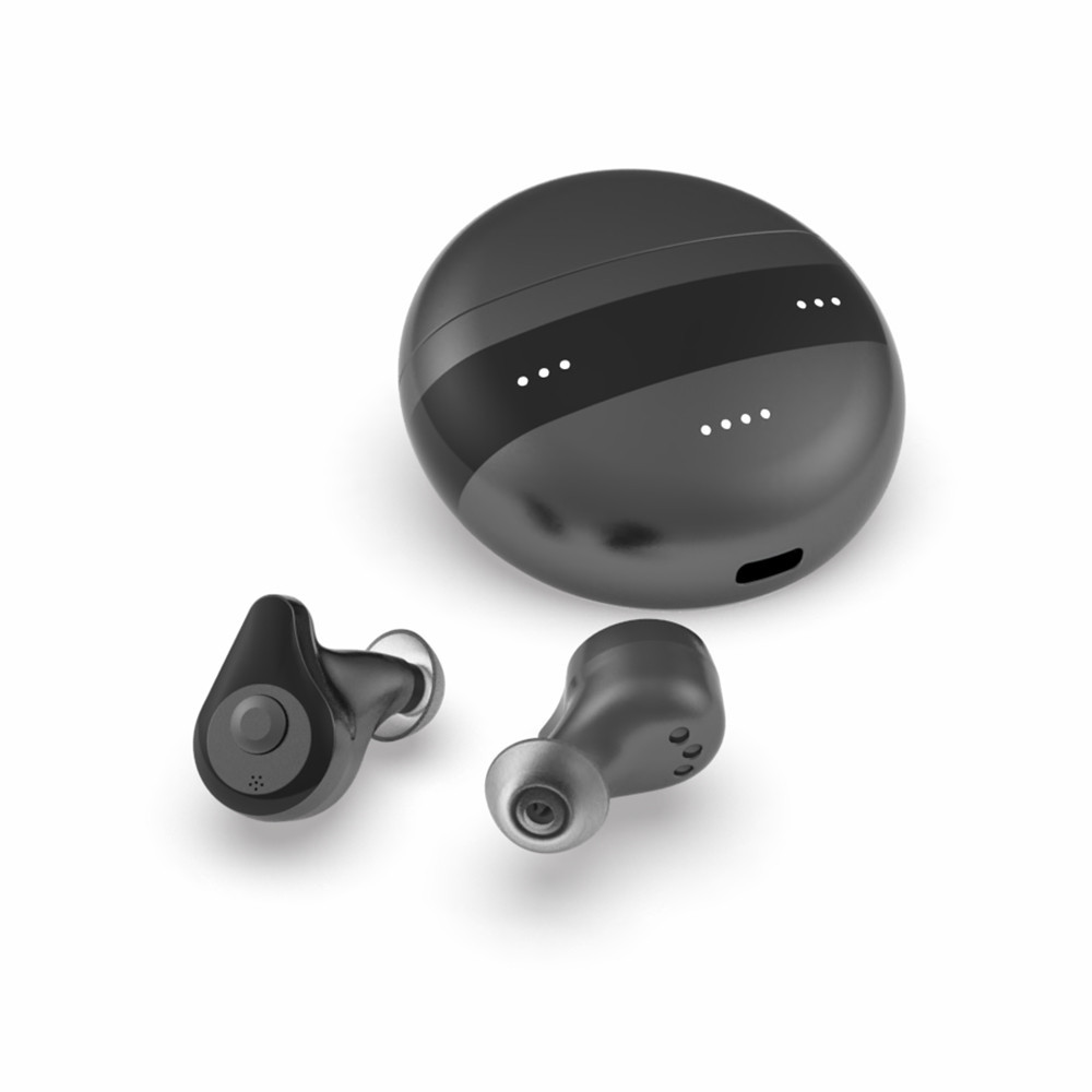 Perlengkapan Pendengaran Tanpa Kabel Orang Tua Alat Bantu Dengar Bluetooth Digital Telinga Mikro Tidak Terlihat Alat Bantu Dengar Mini untuk Orang Tua