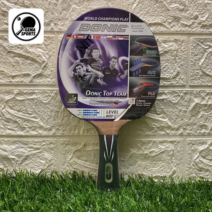 Bet bat tenis meja pingpong Donic Top team level 800 original -MNB23