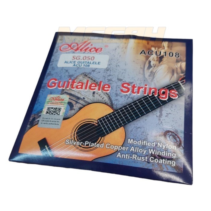 Senar guitalele merk Alice / Alice Senar Guitalele Profesional Anti Karat ACU108