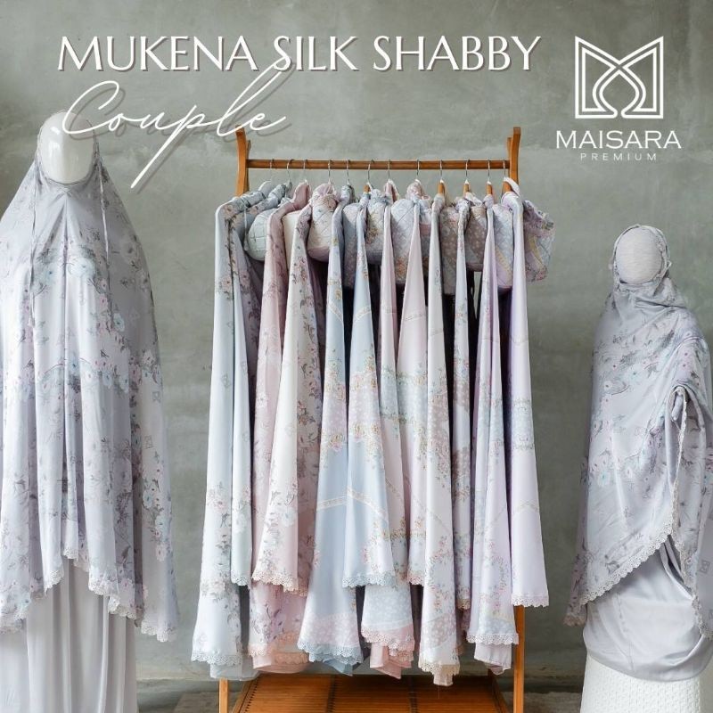 MUKENA PREMIUM SILK SHABBY ANAK MAISARA PREMIUM (TERSEDIA COUPLE)